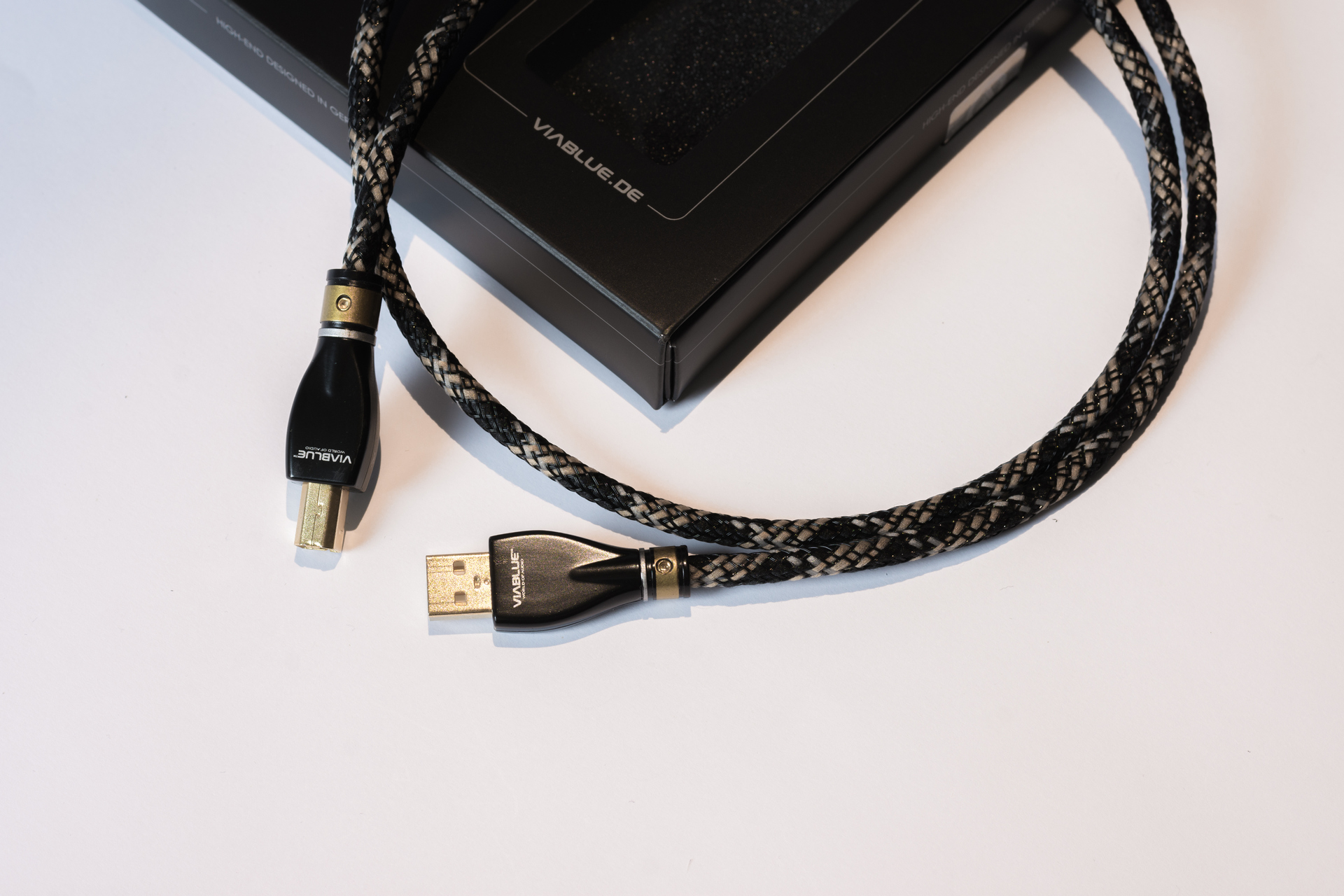 VIABLUE™ KR-2 SILVER USB A-B CABLE | Studio Hi-Fi
