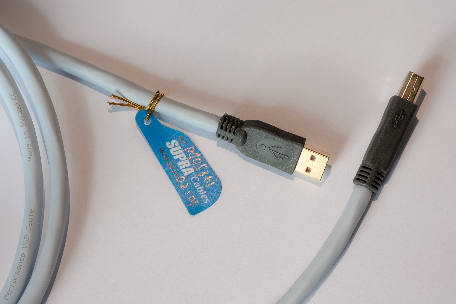 Supra USB 2.0 A-B аудио сигнален кабел.
